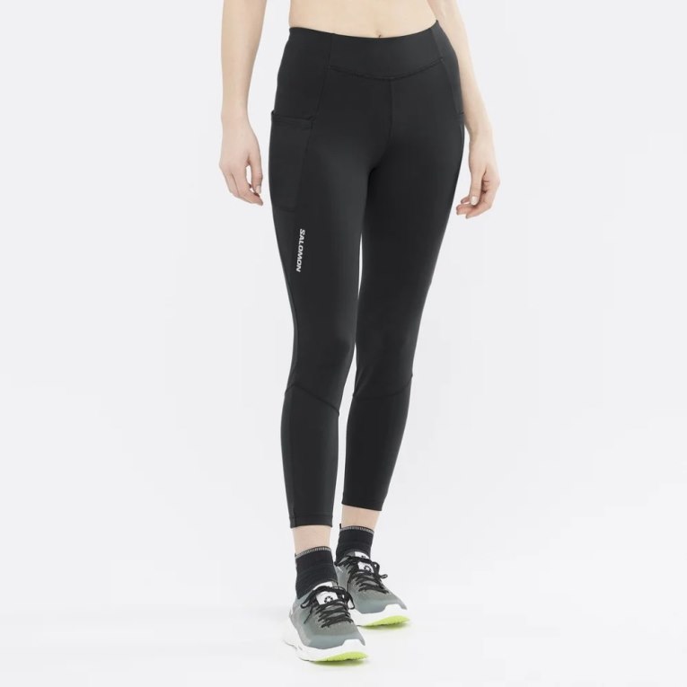 Calça Legging Salomon Cross Run 25\'\' Feminino Pretas | PT F10483